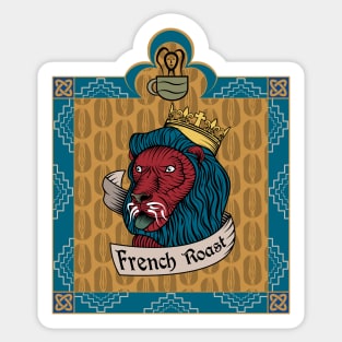 French Roast Coffee Sticker